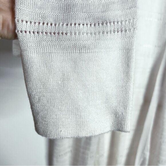 Design 365 White Eyelet Cardigan Cover-Up - Picture 2 of 8